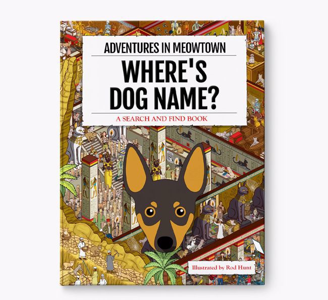 Personalised Miniature Pinscher Book: Where's Dog Name? Volume 2